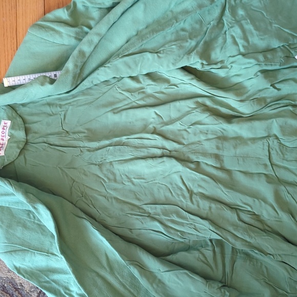 NWOT Free People Olivia blazer in green size small - Picture 8 of 8